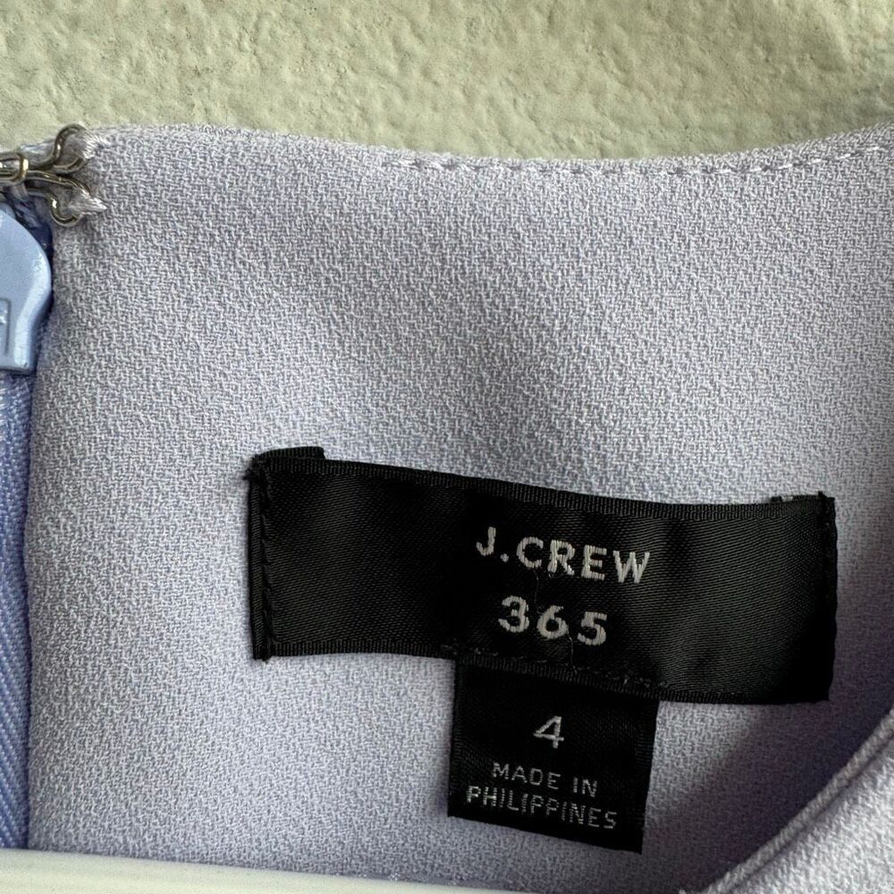 J.Crew 365 Satin Crepe Sleeveless Blouse Lavender Purple Women's Size 4 / Small - Picture 4 of 7